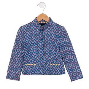 Ralph Lauren shawl collar girls printed jacket sz4
